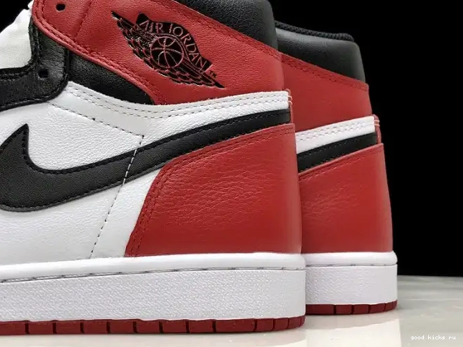Rep Air 1 Black Toe 555088-125 Retro Jordan 0609